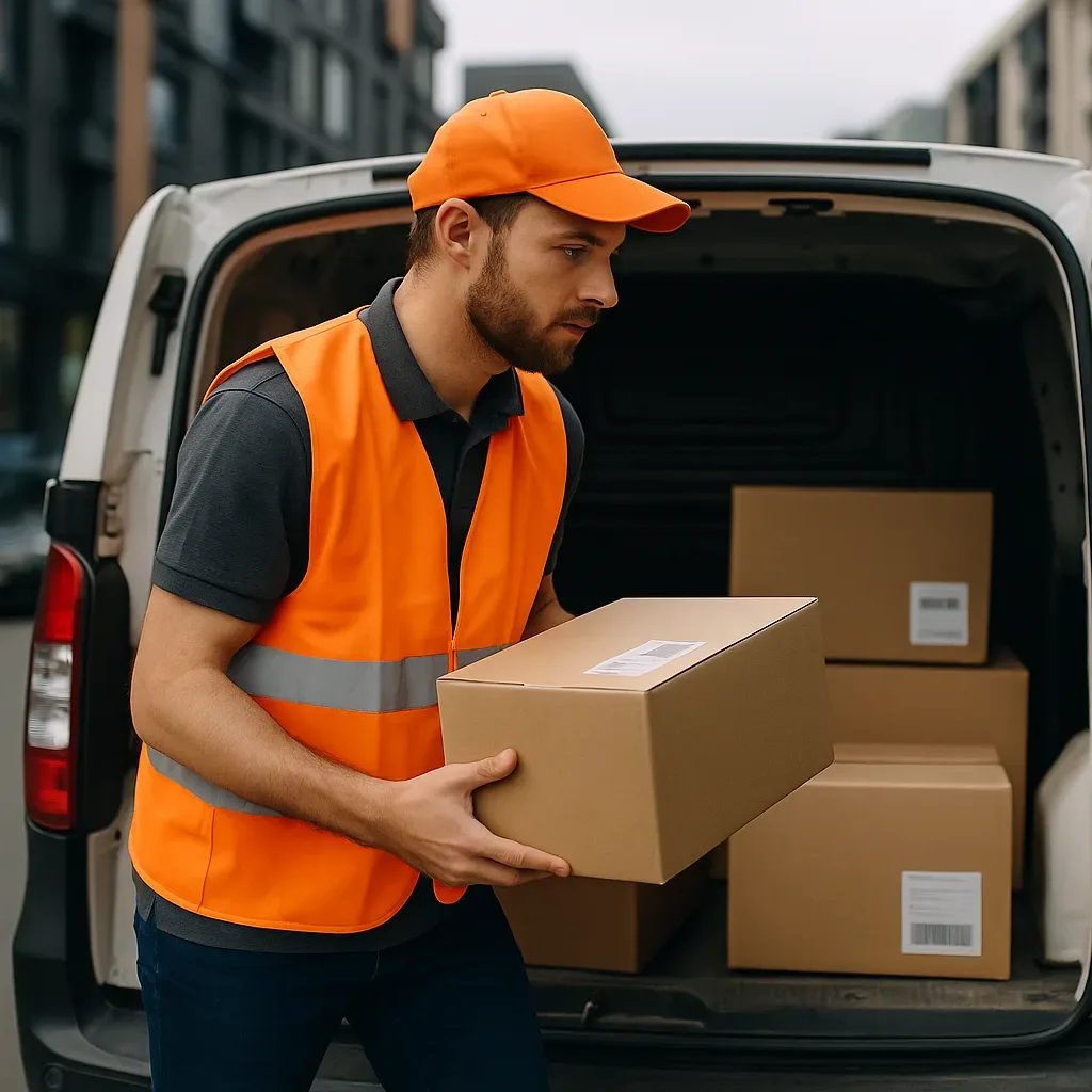 Empleado de servicio transporte